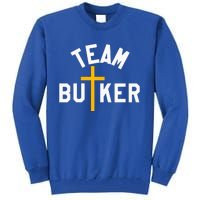 Team Butker Surname Christianity Cross Family Name Tall Sweatshirt