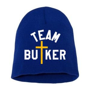 Team Butker Surname Christianity Cross Family Name Short Acrylic Beanie