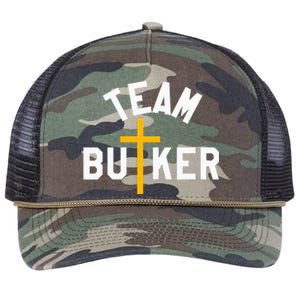 Team Butker Surname Christianity Cross Family Name Retro Rope Trucker Hat Cap