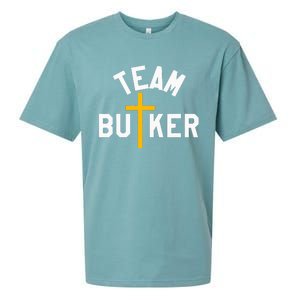 Team Butker Surname Christianity Cross Family Name Sueded Cloud Jersey T-Shirt