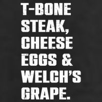 T Bone Steak Cheese Eggs And Welchs Grape Trucker Hat