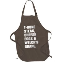 T Bone Steak Cheese Eggs And Welchs Grape Apron