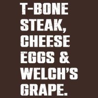 T Bone Steak Cheese Eggs And Welchs Grape Beanie