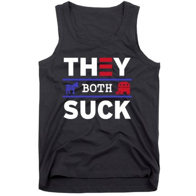 They Both Suck Funny Anti Political Party Libertarian Tank Top