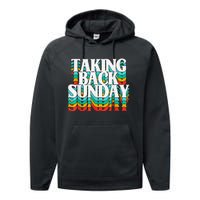 Taking Back Sunday Funny Apparel Performance Fleece Hoodie