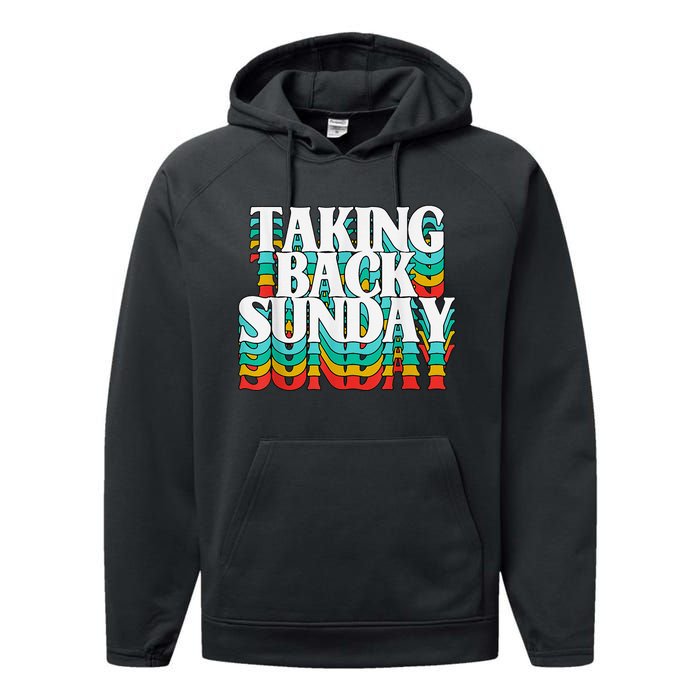 Taking Back Sunday Funny Apparel Performance Fleece Hoodie