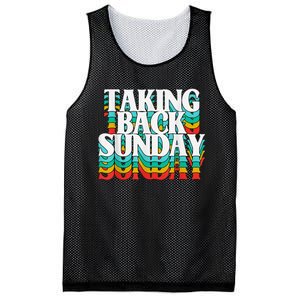 Taking Back Sunday Funny Apparel Mesh Reversible Basketball Jersey Tank