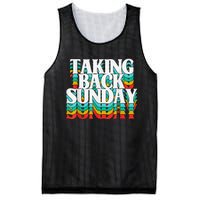 Taking Back Sunday Funny Apparel Mesh Reversible Basketball Jersey Tank