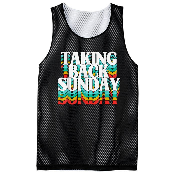 Taking Back Sunday Funny Apparel Mesh Reversible Basketball Jersey Tank