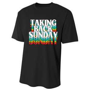 Taking Back Sunday Funny Apparel Performance Sprint T-Shirt