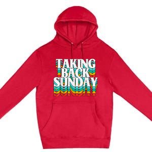 Taking Back Sunday Funny Apparel Premium Pullover Hoodie