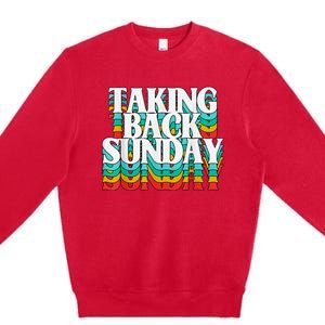 Taking Back Sunday Funny Apparel Premium Crewneck Sweatshirt