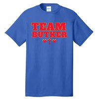 Team Butker Surname Cross Hearts Christian Family Name Tall T-Shirt