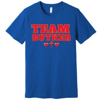 Team Butker Surname Cross Hearts Christian Family Name Premium T-Shirt