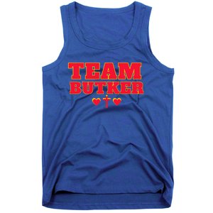 Team Butker Surname Cross Hearts Christian Family Name Tank Top