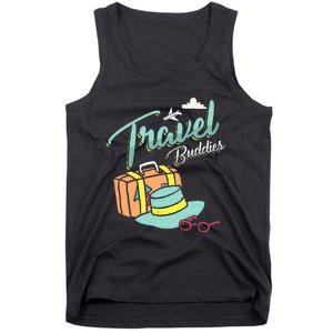 Travel Buddies Summer Getaway Vacation Traveling Traveler Tank Top