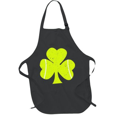 Tennis Ball St Patricks Day Shamrock Apron