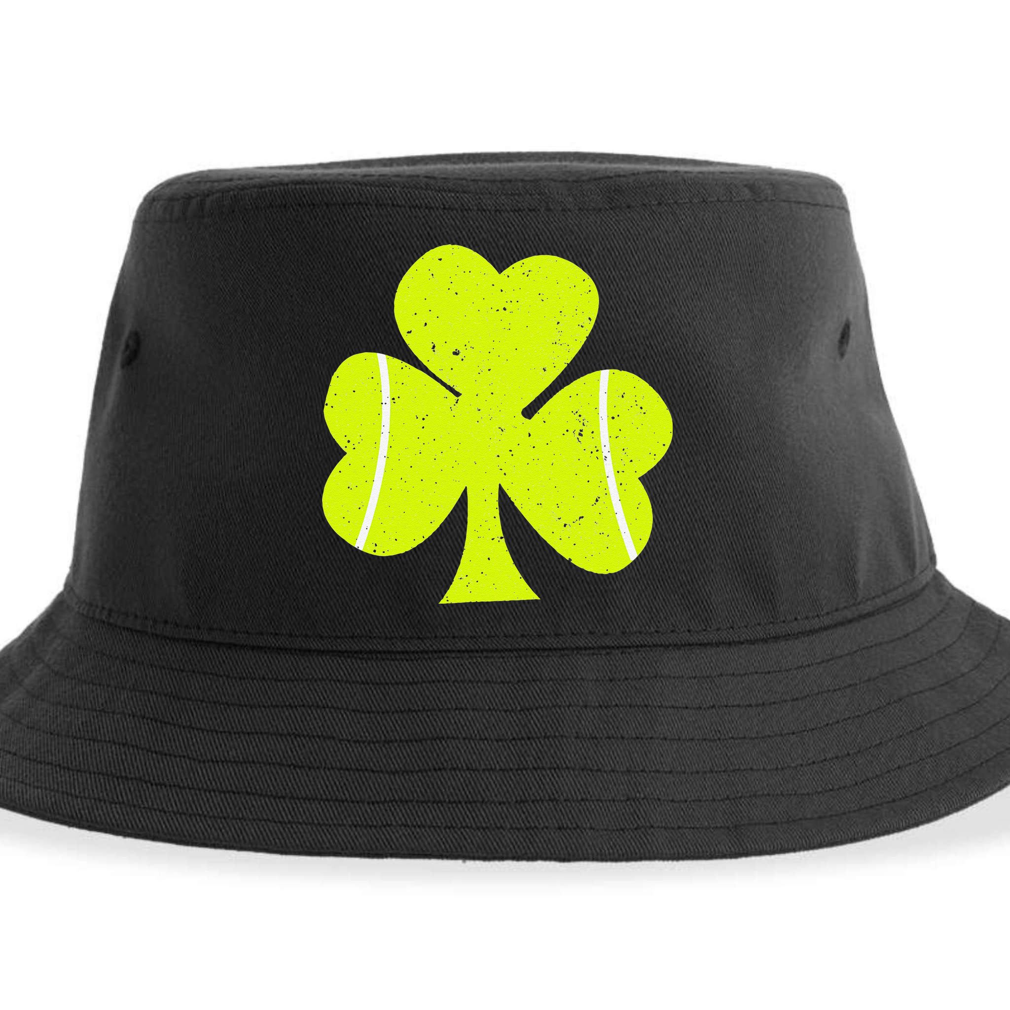 Tennis Ball St Patricks Day Shamrock Sustainable Bucket Hat