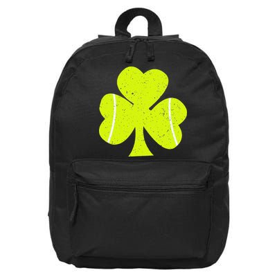 Tennis Ball St Patricks Day Shamrock 16 in Basic Backpack