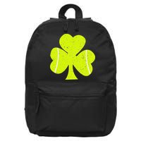 Tennis Ball St Patricks Day Shamrock 16 in Basic Backpack