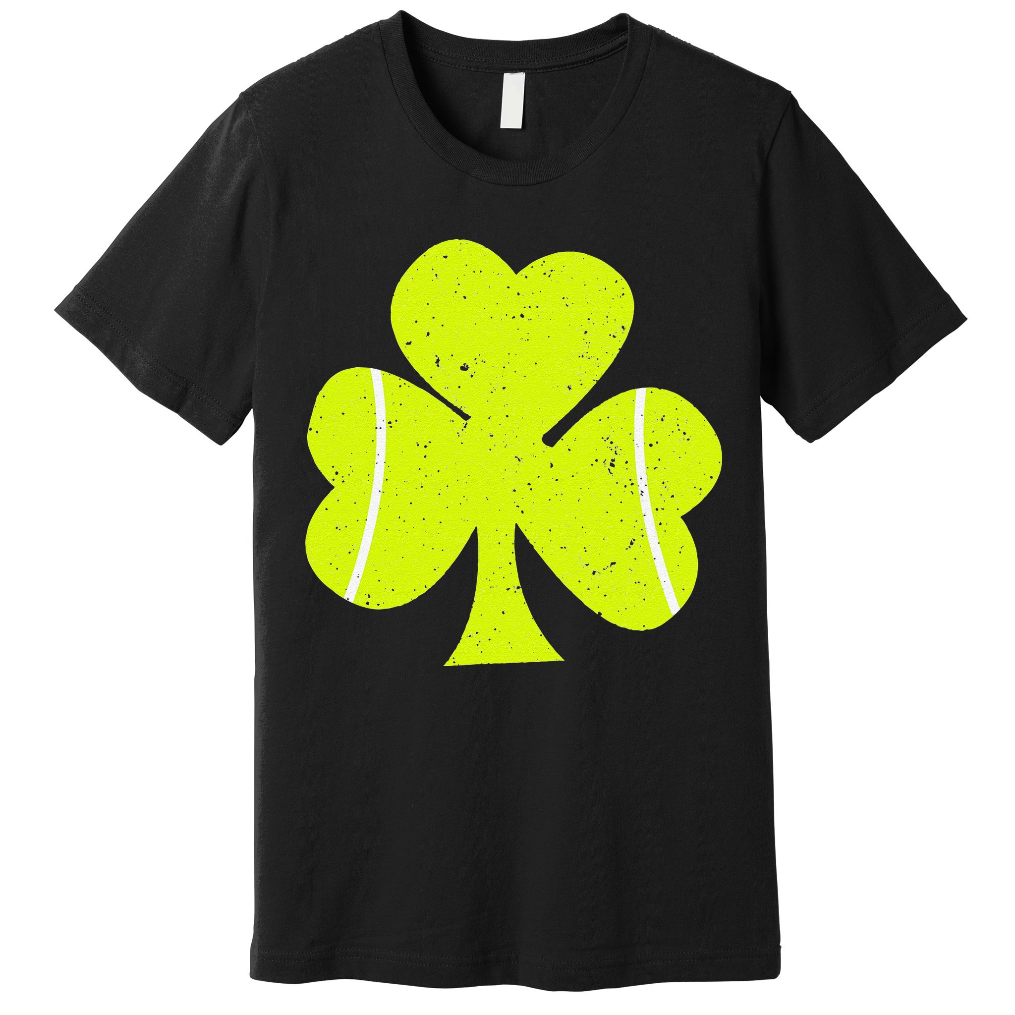 Tennis Ball St Patricks Day Shamrock Premium T-Shirt