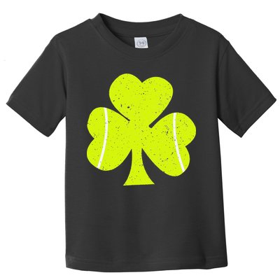 Tennis Ball St Patricks Day Shamrock Toddler T-Shirt