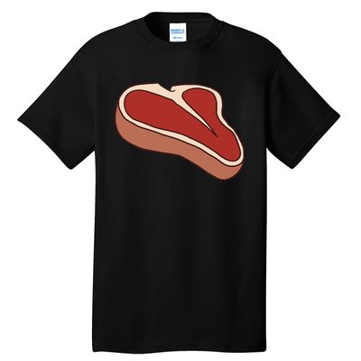 T Bone Steak Last Minute Halloween Costume Funny Gift Tall T-Shirt