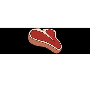 T Bone Steak Last Minute Halloween Costume Funny Gift Bumper Sticker