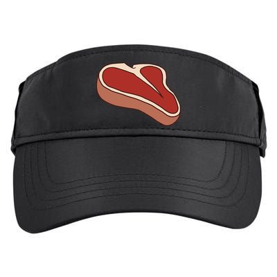 T Bone Steak Last Minute Halloween Costume Funny Gift Adult Drive Performance Visor