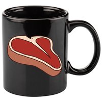T Bone Steak Last Minute Halloween Costume Funny Gift 11oz C Handle Ceramic Mug