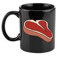 T Bone Steak Last Minute Halloween Costume Funny Gift 11oz C Handle Ceramic Mug