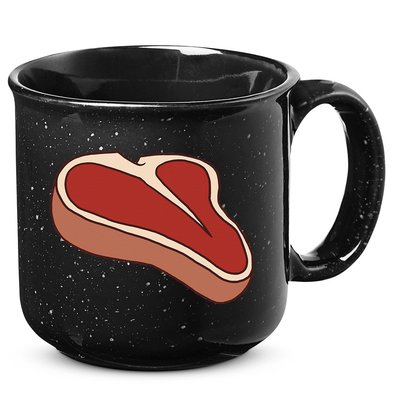 T Bone Steak Last Minute Halloween Costume Funny Gift 15oz Campfire Ceramic Mug