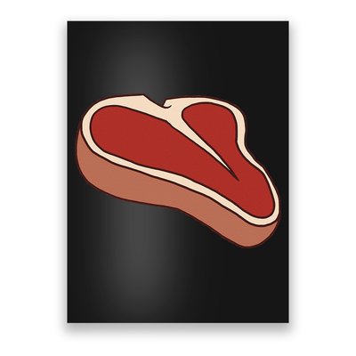 T Bone Steak Last Minute Halloween Costume Funny Gift Poster