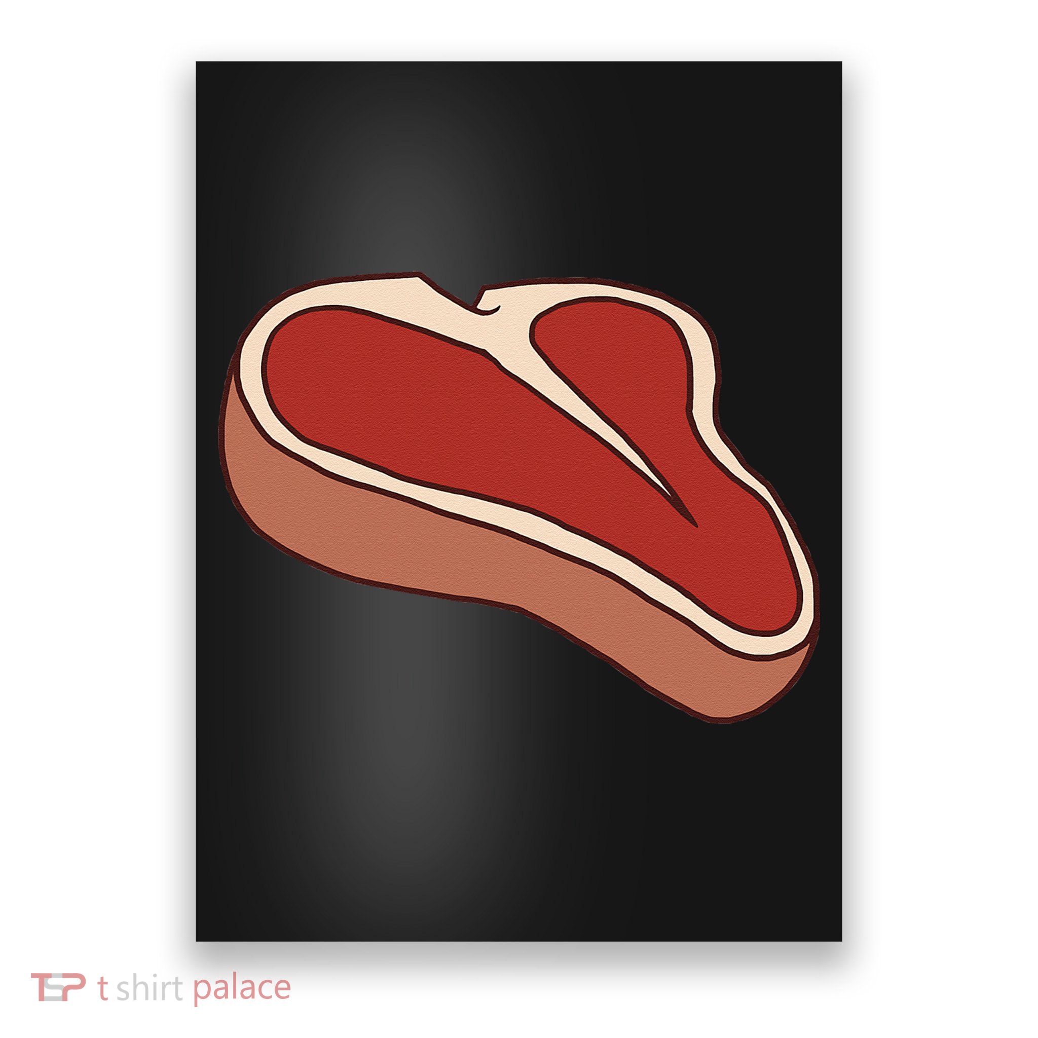 T Bone Steak Last Minute Halloween Costume Funny Gift Poster