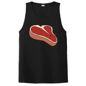 T Bone Steak Last Minute Halloween Costume Funny Gift PosiCharge Competitor Tank