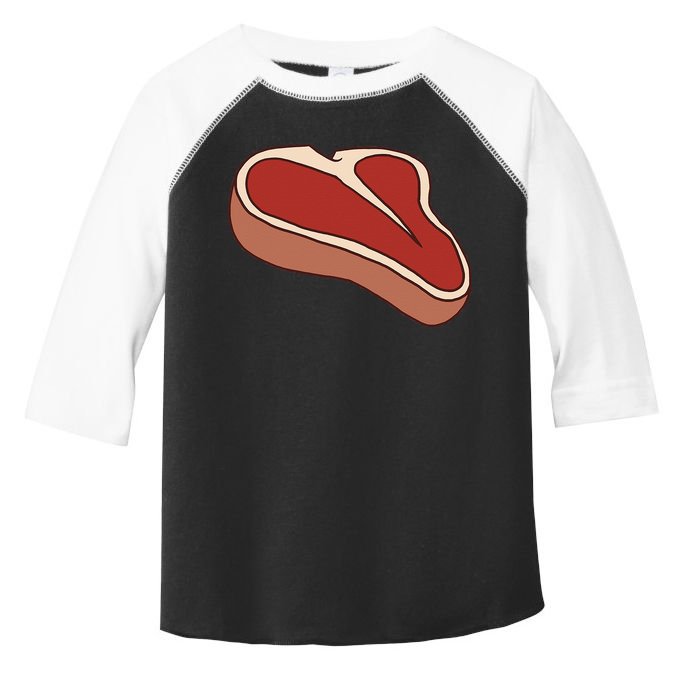 T Bone Steak Last Minute Halloween Costume Funny Gift Toddler Fine Jersey T-Shirt
