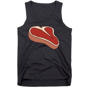 T Bone Steak Last Minute Halloween Costume Funny Gift Tank Top