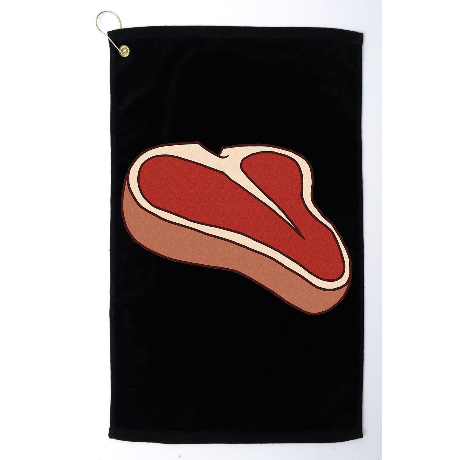 T Bone Steak Last Minute Halloween Costume Funny Gift Golf Towel
