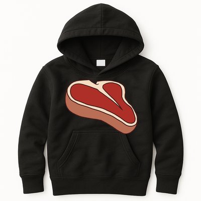 T Bone Steak Last Minute Halloween Costume Funny Gift Kids Hoodie