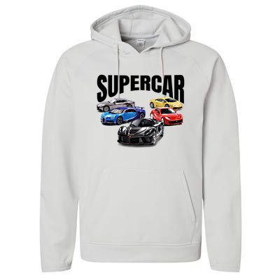 The Best Supercar Racing Fan Funny Gift On The Planet Gift Performance Fleece Hoodie