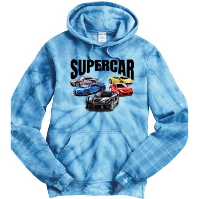 The Best Supercar Racing Fan Funny Gift On The Planet Gift Tie Dye Hoodie