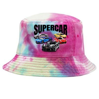 The Best Supercar Racing Fan Funny Gift On The Planet Gift Tie-Dyed Bucket Hat