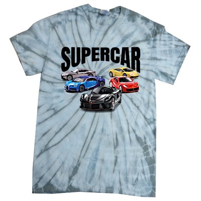 The Best Supercar Racing Fan Funny Gift On The Planet Gift Tie-Dye T-Shirt