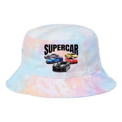 The Best Supercar Racing Fan Funny Gift On The Planet Gift Tie Dye Newport Bucket Hat