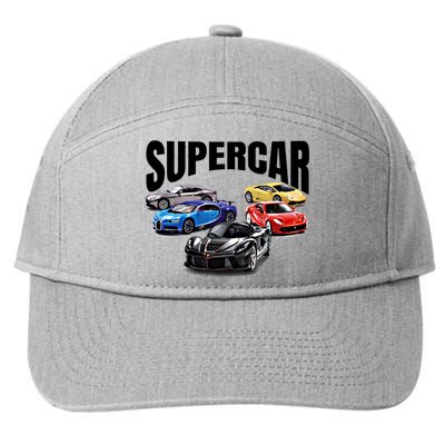 The Best Supercar Racing Fan Funny Gift On The Planet Gift 7-Panel Snapback Hat