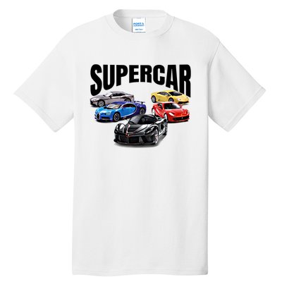 The Best Supercar Racing Fan Funny Gift On The Planet Gift Tall T-Shirt