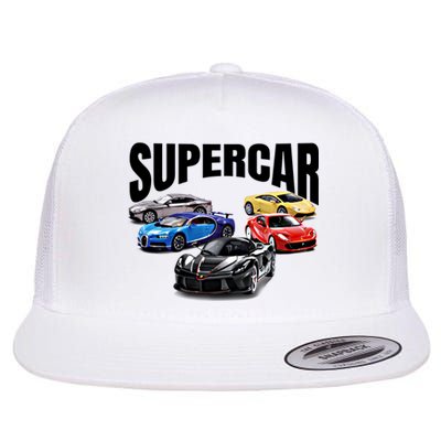 The Best Supercar Racing Fan Funny Gift On The Planet Gift Flat Bill Trucker Hat