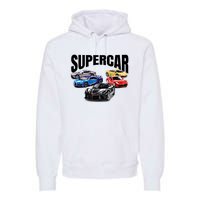 The Best Supercar Racing Fan Funny Gift On The Planet Gift Premium Hoodie