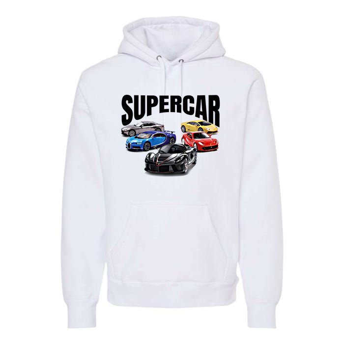 The Best Supercar Racing Fan Funny Gift On The Planet Gift Premium Hoodie