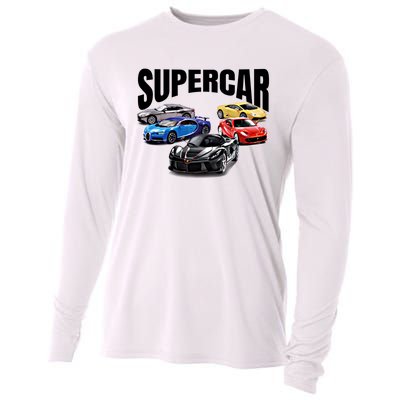 The Best Supercar Racing Fan Funny Gift On The Planet Gift Cooling Performance Long Sleeve Crew